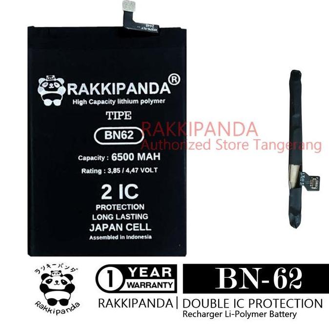 Rakkipanda BN-62 for Baterai Redmi 9T Poco M3 BN62 Double 2IC Protection