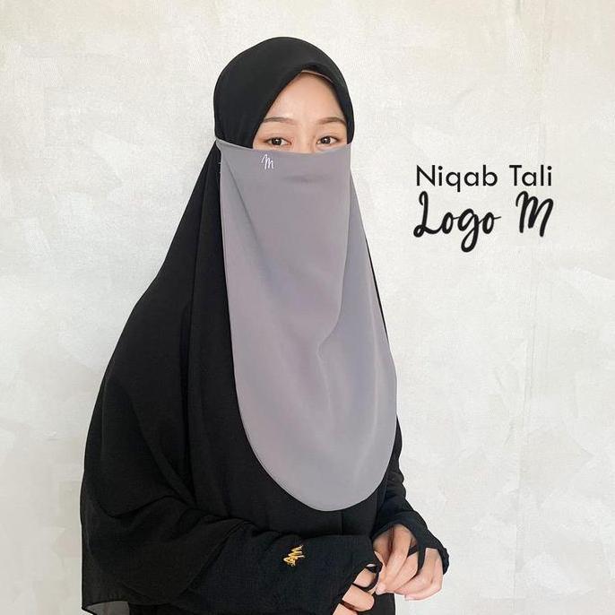 Maslaha Niqab | Niqab Tali Cadar Tali Ceruty Babydoll Niqab Logo M