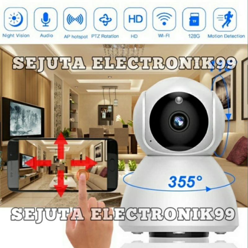 Ip Camera Cctv Snowman Wireless 8Mp Full Hd Ip Cctv Wifi