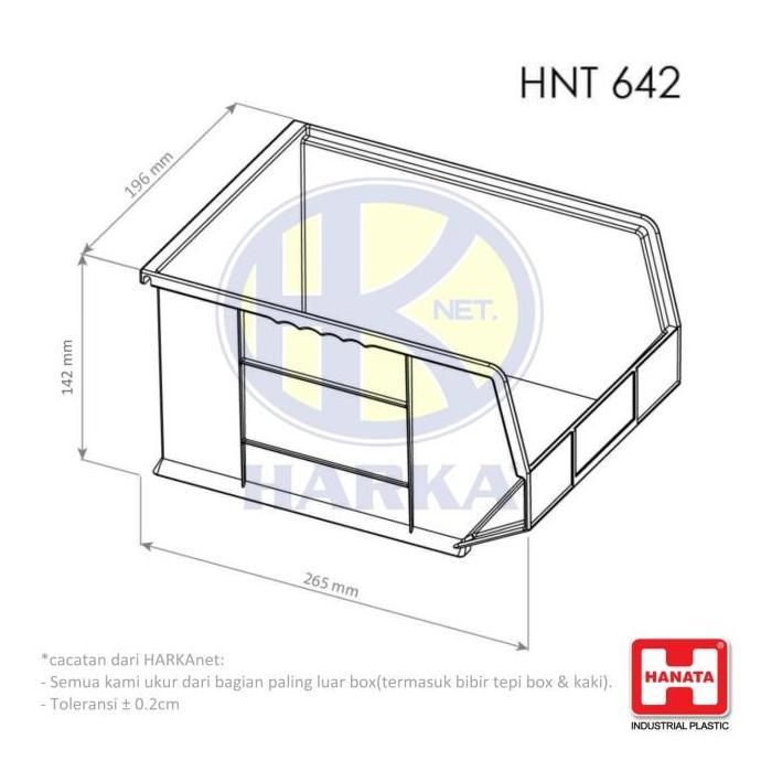 KOTAK AKSESORIS Sparepart Case Baut | JOLLY BOX HANATA HNT642 HNT 642