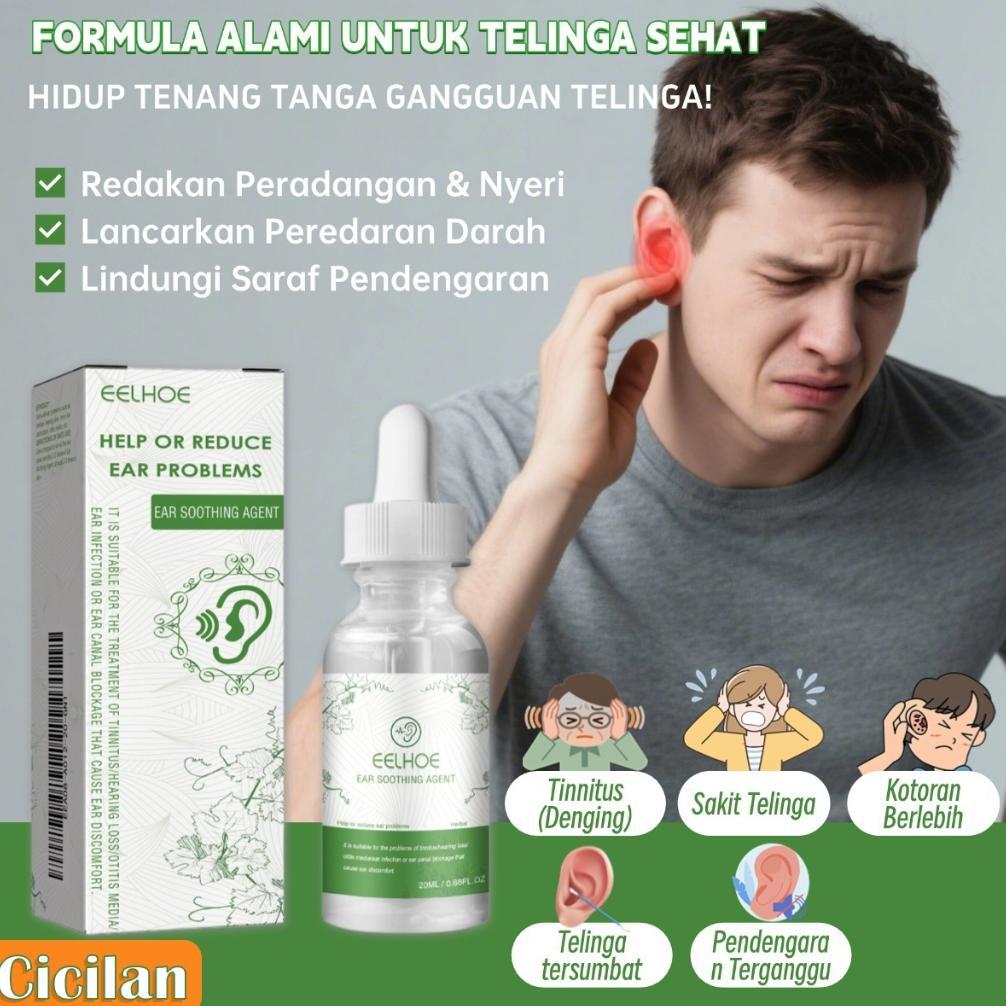 READY Cicilan Obat Tetes Telinga 20ml EELHOE | Pembersih Telinga Dalam Ampuh | Sembuhkan Telinga Ber