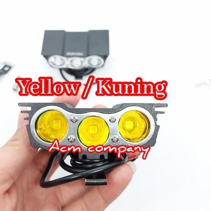 Lampu tembak sorot mata burung 3 Mata led 30Watt Bahan cnc