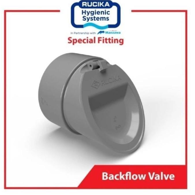 Backflow valve 3 4 6 inch Rucika Backflow Tutup pembuangan pipa
