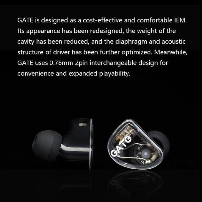Awdx- Truthear Gate True Tru Thear Gate 10Mm Dynamic Driver In-Ear Headphone Earphones