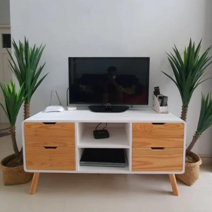 RAK TV RAK SERBAGUNA KAYU JATI BELANDA