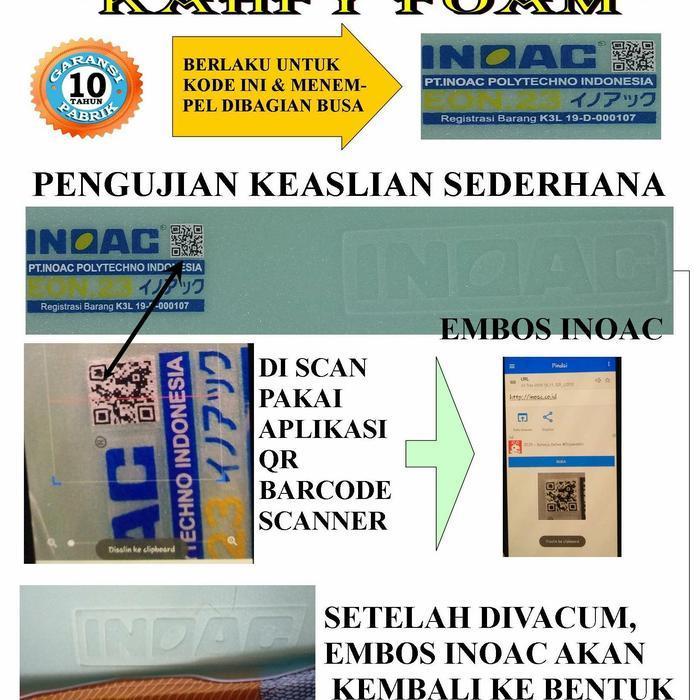 kasur busa inoac 160 x 200 x 25cm