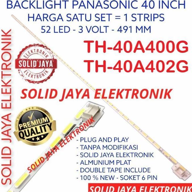 TERLARIS - BACKLIGHT TV LED PANASONIC 40 INC TH-40A400G TH-40A402G 40A400G 40A402G TH40A400G TH40A40