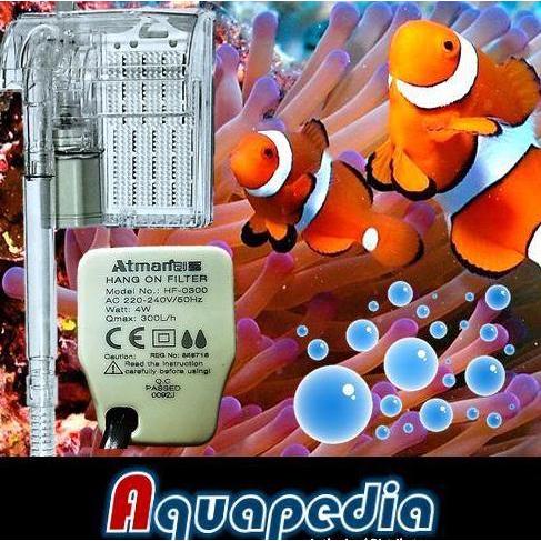 SUPER DEAL - Atman HF-0300 Filter Gantung Aquarium Aquascape Hang on Filter HF0300