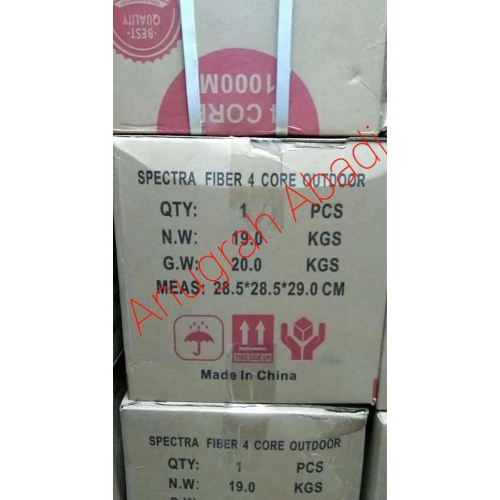 BEBAS ONGKIR - Kabel fo 4 core - kabel fiber optik 4core 1000m