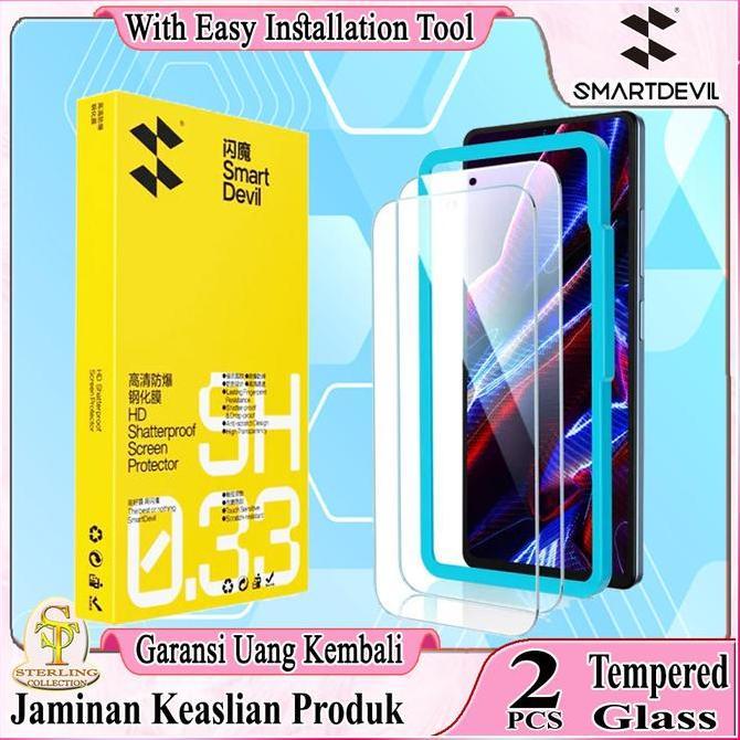 Smart Devil Tempered Glass Iqoo 12 Iqoo12 easy Aplikator isi 2 pcs