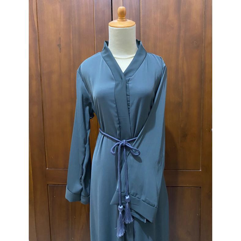 PRODUK TERBARU abaya fursan polos FREE BELT TASEL/ abaya daily/abaya fursan