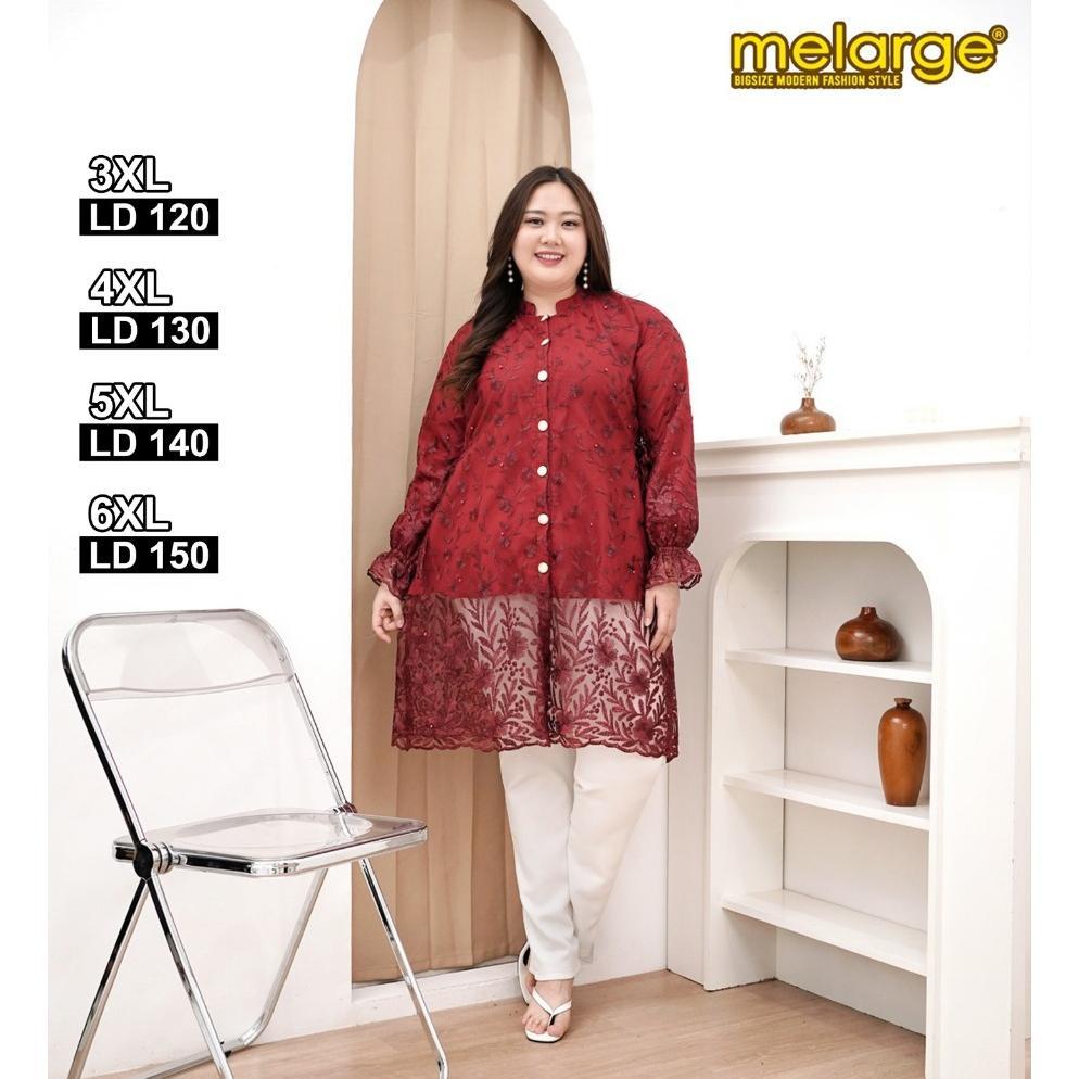 CUMA HARI INI MELARGE - Tunik Tania Tunik Tile Tunik Wanita Jumbo Atasan Kekinian Busui Frendly Baju