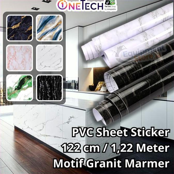 WHESTLI PVC SHEET RONA STIKER PELAPIS FURNITURE MOTIF MARMER GRANIT MARBLE STICKER PELAPIS FURNITUR 