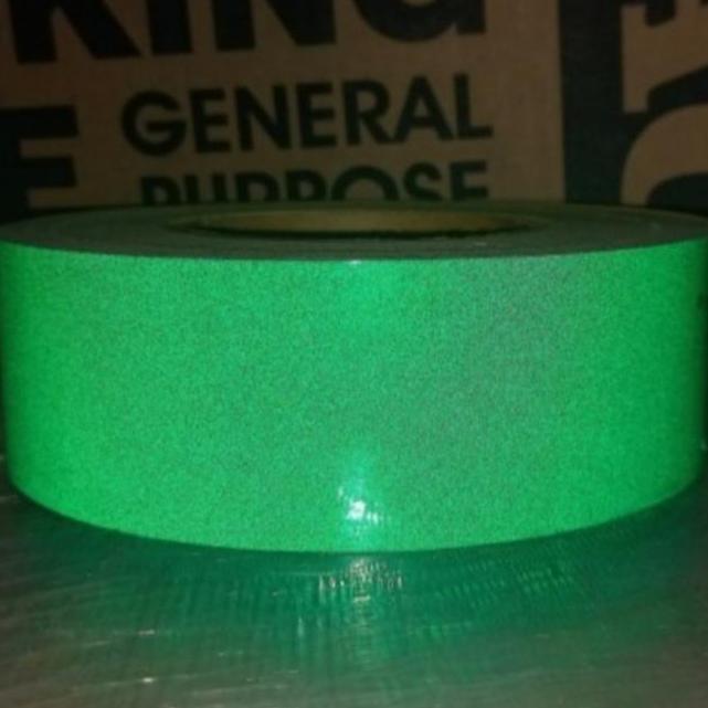 Sticker-Stiker Kiwalite Scotlite-Skotlet-Scotlight Reflector Hijau