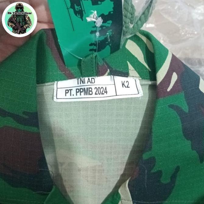 Baju Seragam pdl Loreng tni ad sritex - pembagian PT. Panca Prima