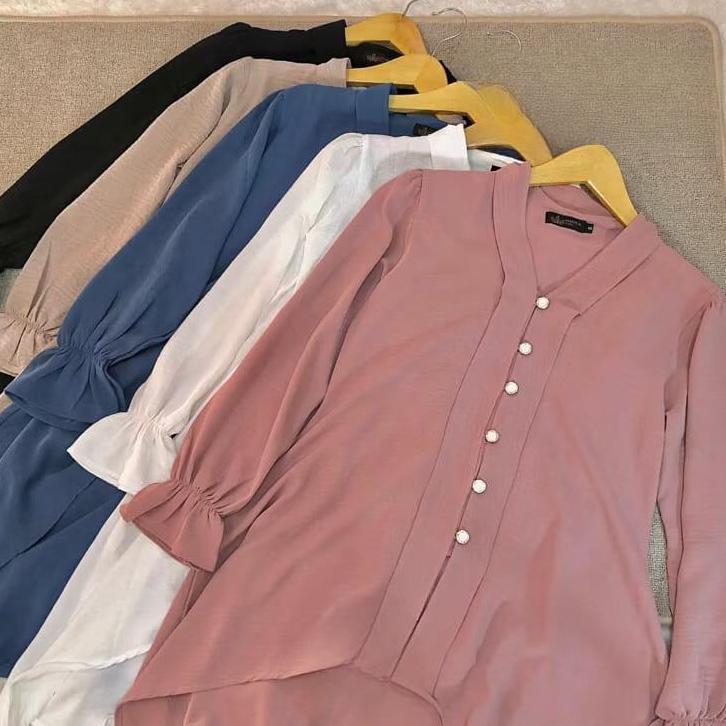 POTONGAN HARGA DEERA TOP TUNIK CARDI ATASAN KEBAYA BAJU LEBARAN | Tunik Muslimah Remaja Terbaru