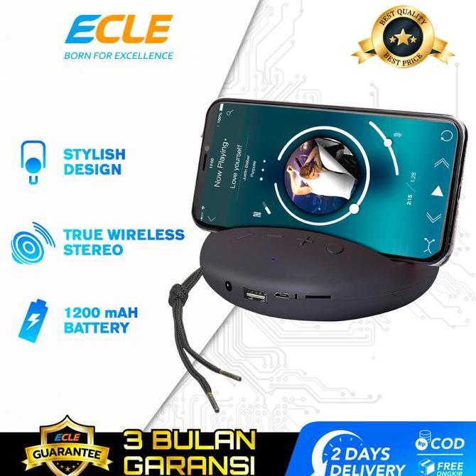 ECLE BSE-1602 Round Speaker Bluetooth 1200 mAh Speaker Musik
