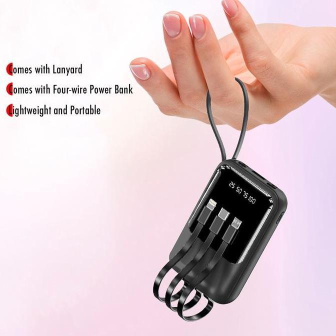 INONE DX567 12000mAh Super Lightweight Palm Size Powerbank with LED