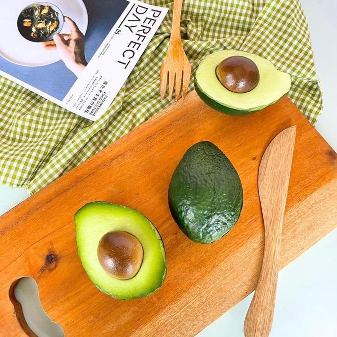 IMPODIO AVOCADO ARTIFICIAL DEKORASI PROPERTI FOTO - BUAH ALPUKAT PALSU