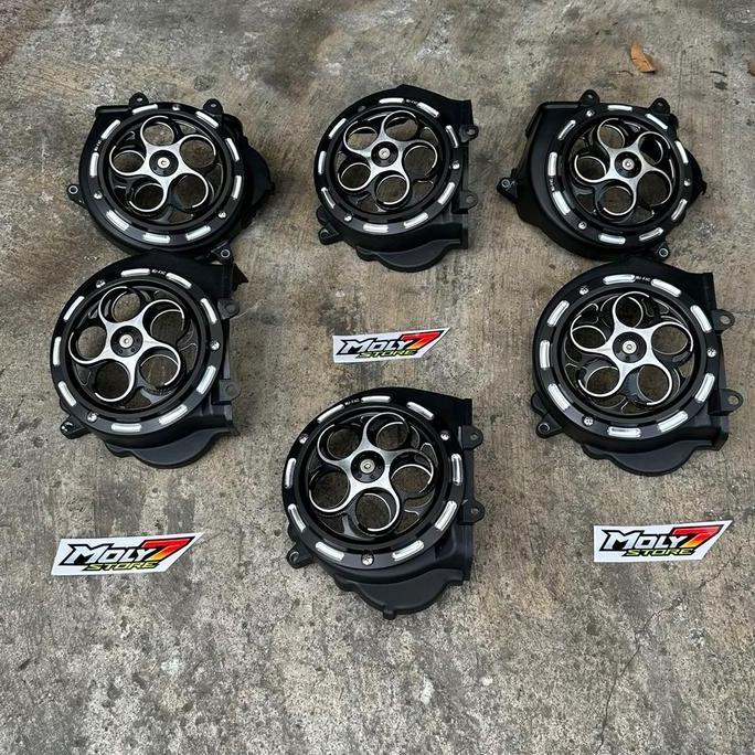 Cover Kipas Spiner Model Vesmet Beat Scoopy Vario 110 Mio Mio M3 Ready Warna Hitam Motor Motorcycle