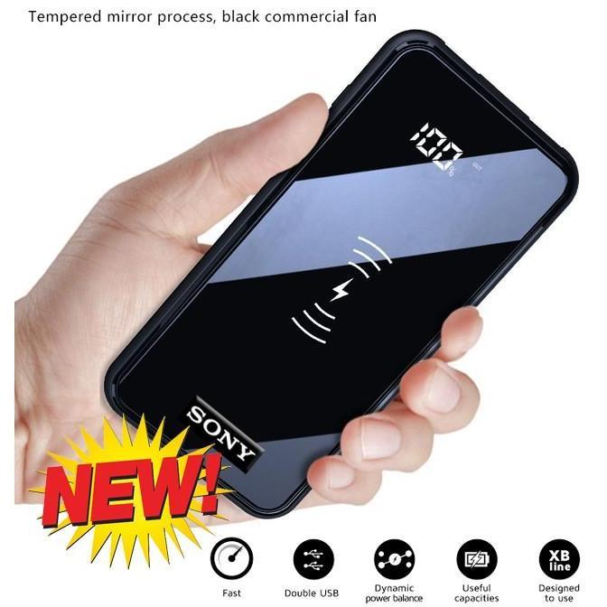 Power Bank Sony Wireless Q10 | 10000mah Dual Usb | Android Support
