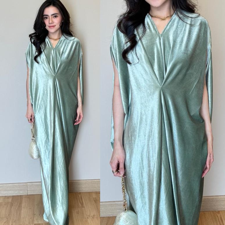 NEW PROMO BRAVE - NAILA KAFTAN / Kaftan Lebaran / Kaftan Mewah / Kaftan Premium / Kaftam Silk / Kaft