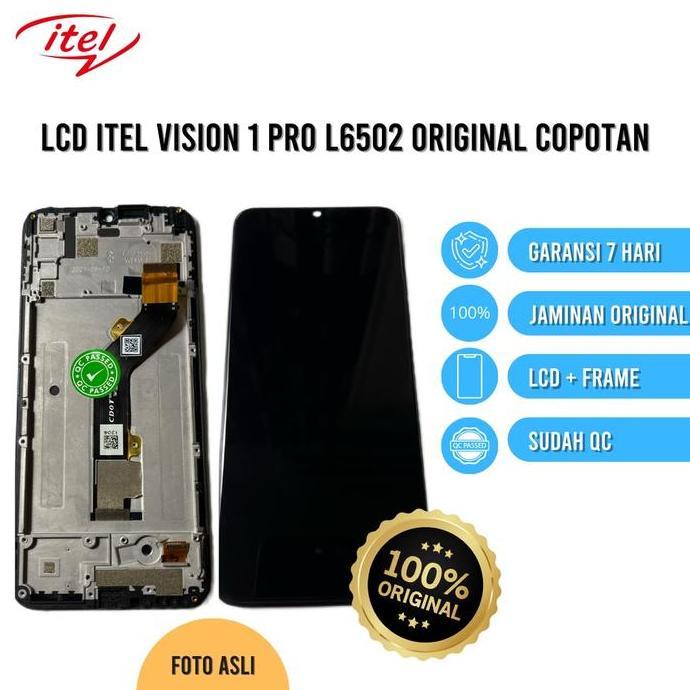 LCD TOUCHSCREEN ITEL VISION 1 PRO L6502 ORIGINAL CABUTAN