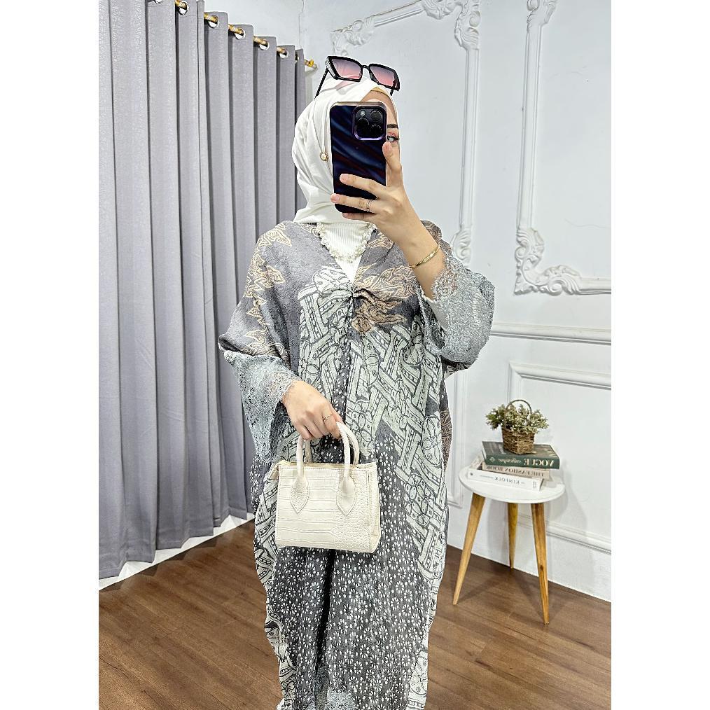 PROMO Batik Temu Jodo Kaftan Viscose Wanita Premium Jumbo