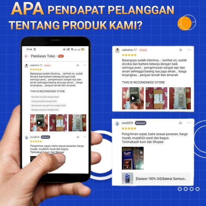 [Garansi 100% Ori] Baterai Samsung J1 Ace Duos J110 J110G Original OEM