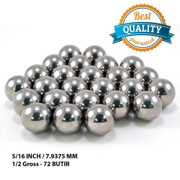Promo Stell Ball / Gotri Sepeda 5/16 Inch (7.9375 Mm) - 1/2 Gross Cod