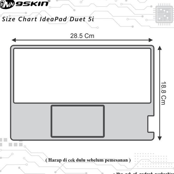 9Skin - Lenovo IdeaPad Duet 5i Skin Protector - Matte Guard