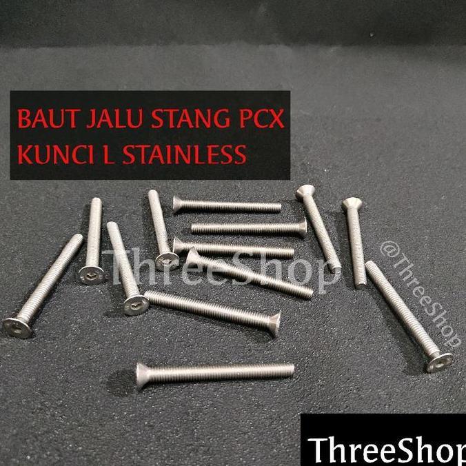 Baut L Jalu Stang Pcx Baut Bandul Stang Baut L Stainless Jalu Stang Universal Pnp Baut Jalu Stang St