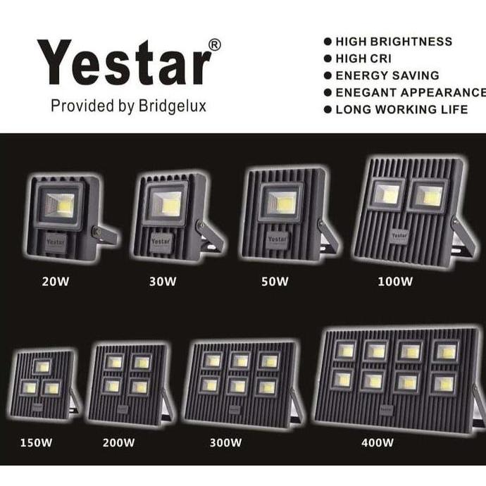 Grosir Lampu Sorot Yestar 20W 30W 50W 100W 150W 200W 300W
