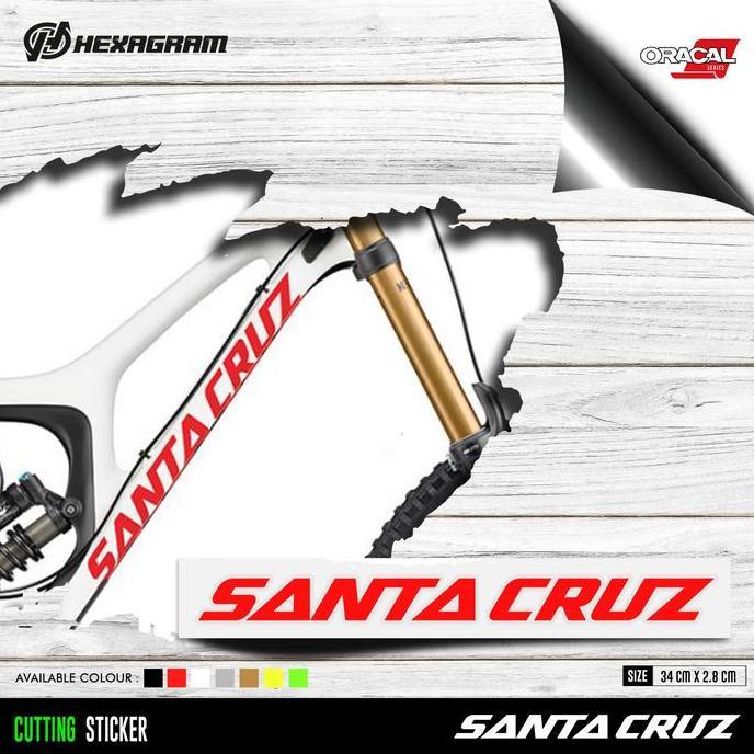 Promo Cutting Sticker Frame Sepeda Santa Cruz | Stiker Sepeda Santa Cruz Cod