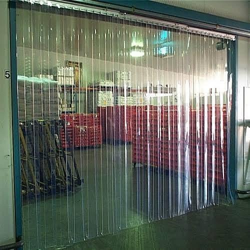 Tirai Plastik PVC Curtain 120 x 200 plus Bracket