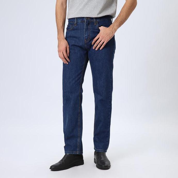 jasilbeny - edwin jeans - celana panjang denim pria reguler fit straight jeans 81 slub blue indigo