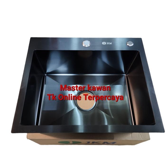 Paket Kitchen Sink Stainless JKM 5243 BLACK /Sink JKM 5243 HITAM