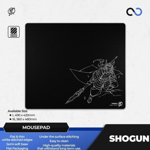 HARGA DISC - Kurosun Shogun Poron Alpha Cell Base Artisan Gaming Mousepad (Control-Hybrid)