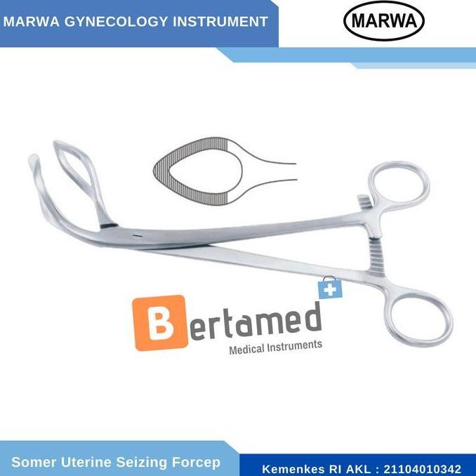 Murah Somer Uterine Seizing Forcep / Somer Biopsy Forcep Klem Biopsy Biopsi