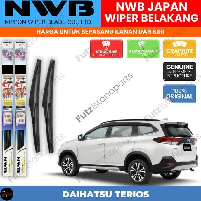 NEW Wiper Belakang Daihatsu Terios Original Merk NWB Japan