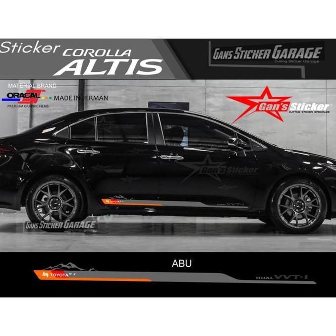 sticker toyota corolla altis aksesoris corolla altis
