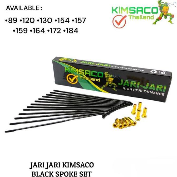 Jari Jari Motor Black Ruji Ring 14 ,Ruji Ring 17 ,Ruji Ring 18 Original Merk Kimsaco Thailand