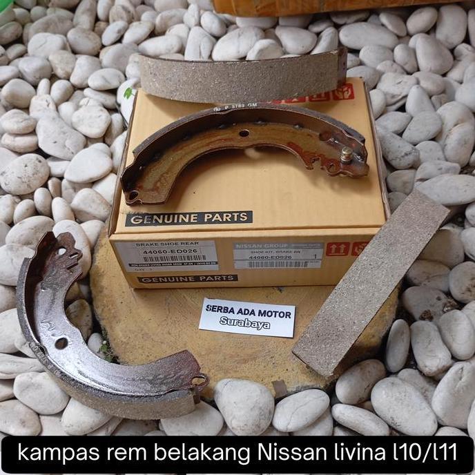 BEBAS ONGKIR - kampas rem belakang nissan livina grand livina l10 l11 KAMPAS REM BELAKANG GRAND LIVI