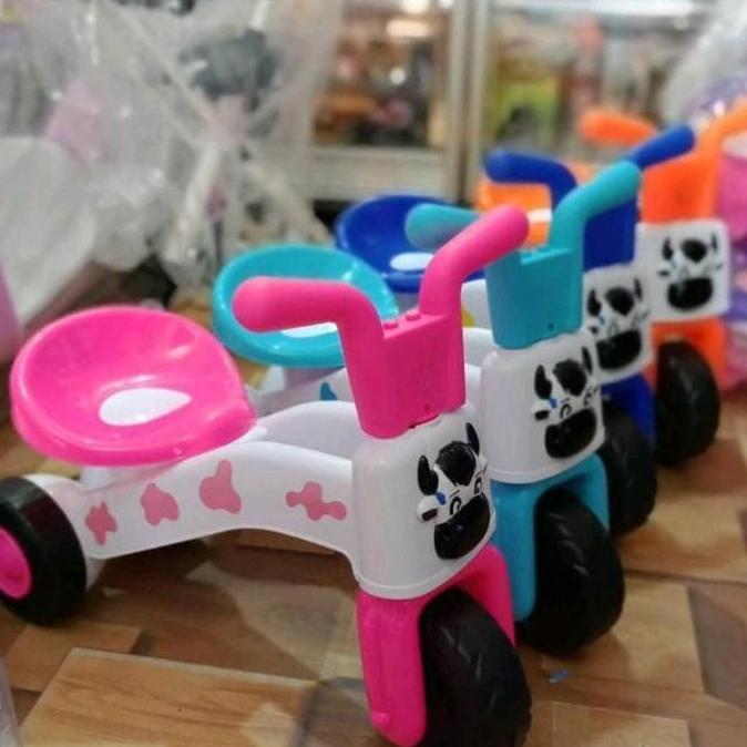 Promo Sepeda Sapi Roda 3 + Musik & Lampu Fd 305/Fd 306 Mainan Plastik Anak Toys Cod