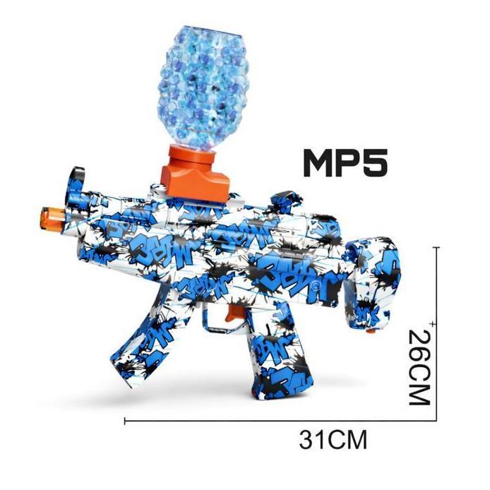 Mainan Jelly Auto Gel Shooter Anak Outdoor Toy 2in1 dengan Aksesori Lengkap Batre Charger Kaca Mata 