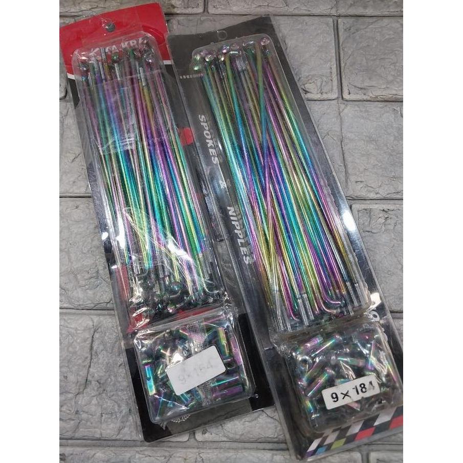 Jari Jari pelangi Rx King Ring 18 Lingkaran Velg 18 Harga Set Sepasang Depan Belakang