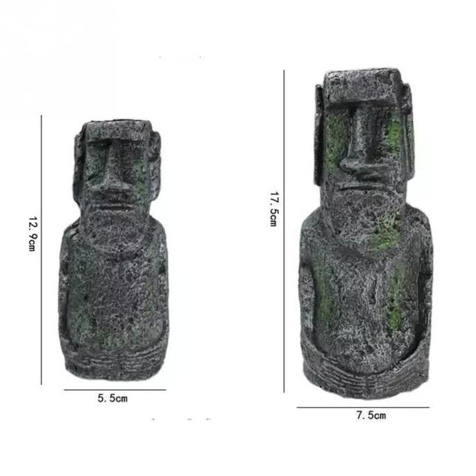 Whyyou- Dekorasi Hiasan Akuarium Patung Romawi