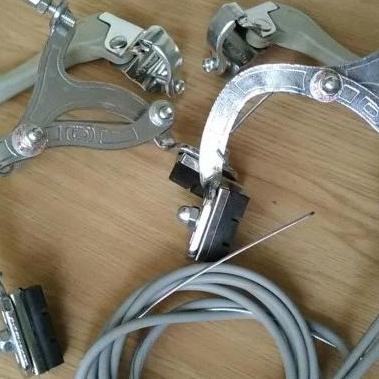 Promo Rem Set Sepeda Bmx / Anak Pacific Chrome Lengkap Cod