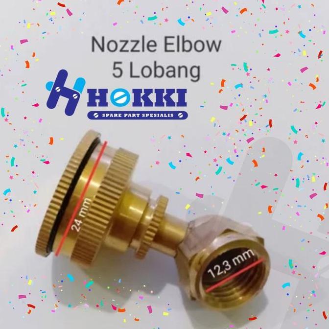 Nozzle Elbbow Sprayer 4 Lobang