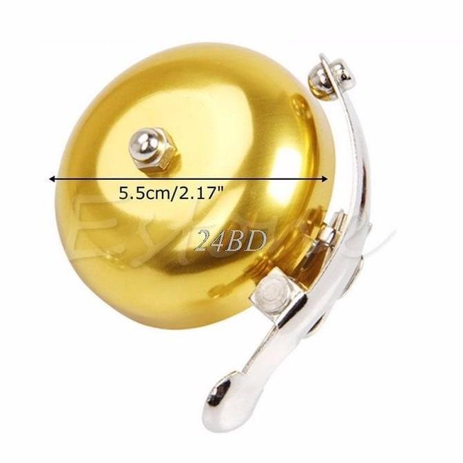 Promo Bell Sepeda Retro / Bell Sepeda Ontel / Bell Klasik Sepeda Warna Gold Cod